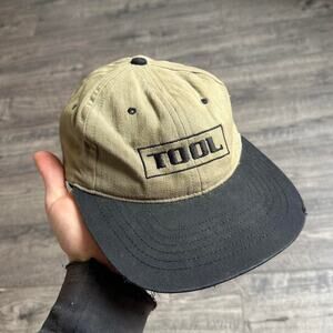 Rare Vintage 90s Thrashed Emo Metal Rock Tool Band Hat Cap